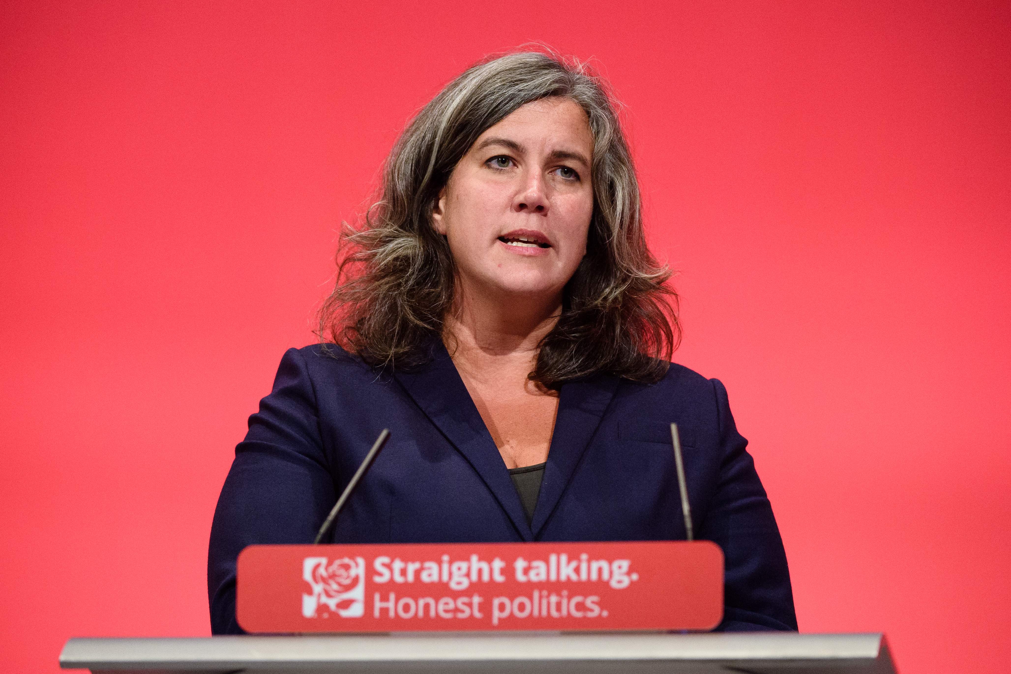 Heidi Alexander, Labour Party Shadow Health Secretary, speaking at a conference.
