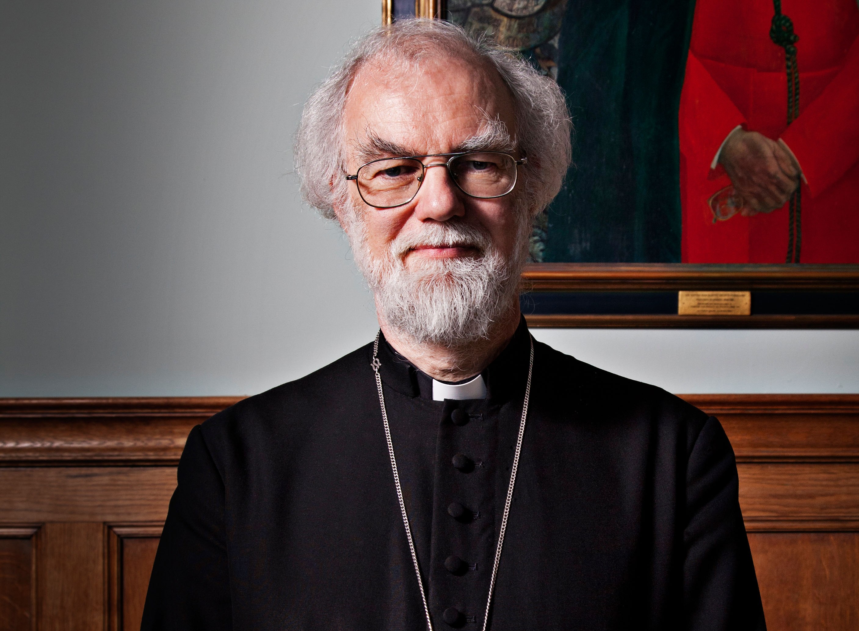Portrait of Archbishop Rowan Williams.
