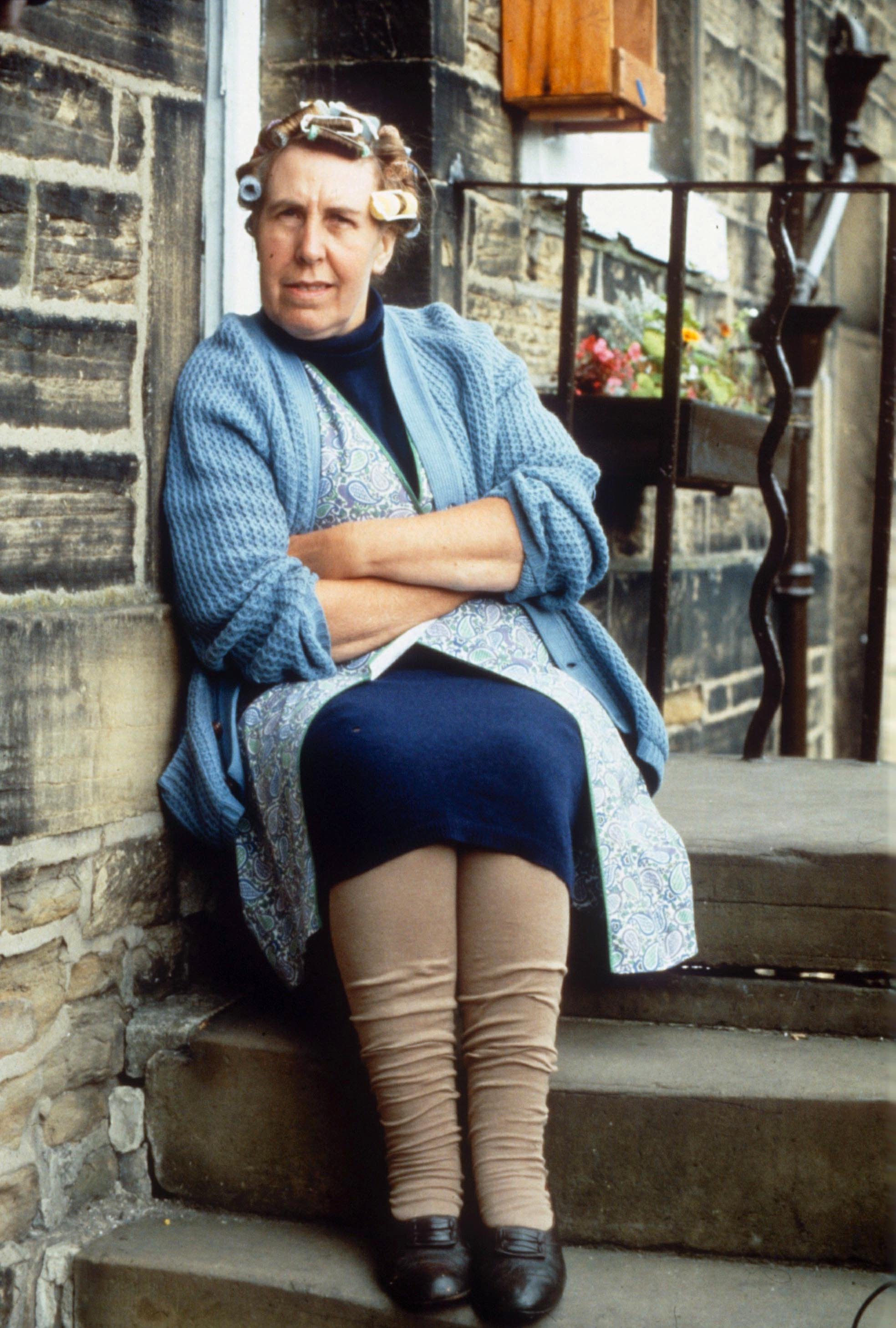 Photocall of Kathy Staff, a cast member of the TV show *Last of the Summer Wine*.