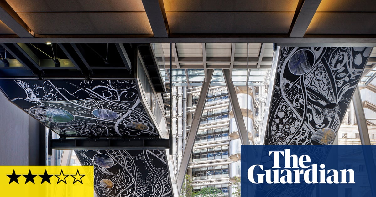 Sculpture in the City/Bloomberg Space review – folk horror bubbles up under towering icons of cash | Art and design