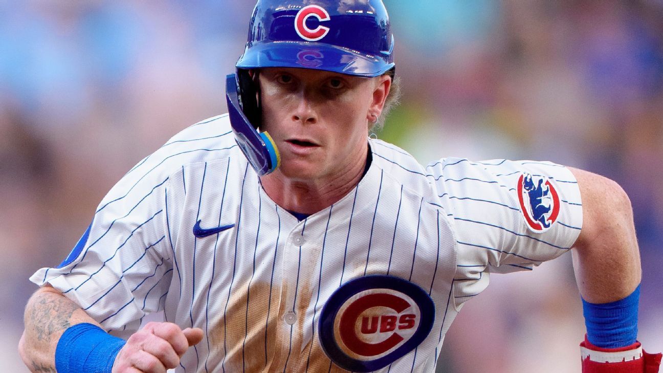 Pete Crow-Armstrong (knee) not in Chicago Cubs' lineup