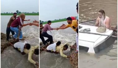 Moga rains cause havoc: Villagers' heroic act saves schoolkids from flood waters; family rescued from drowning