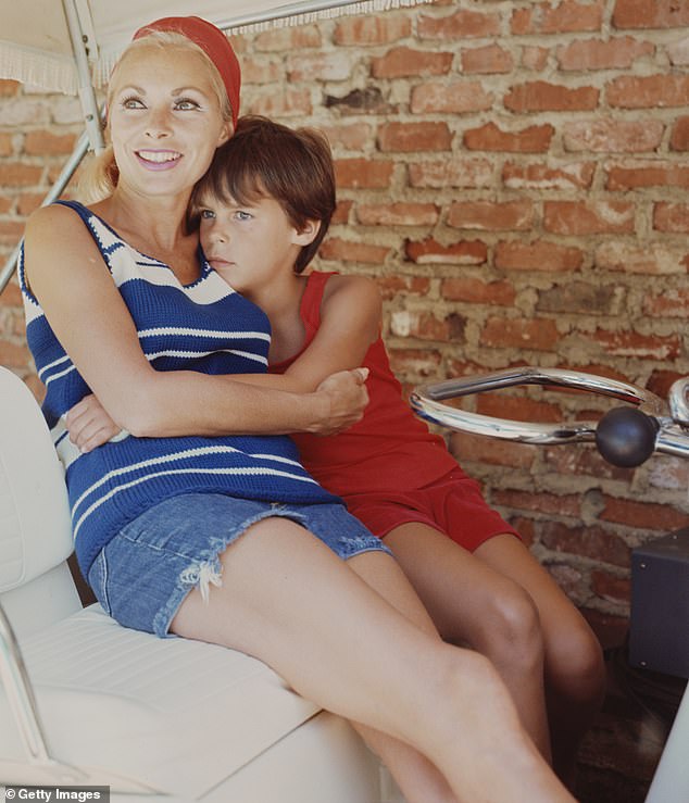Janet's legacy was still able to help Jamie Lee land the part that made her a star; mother and daughter are pictured in 1967, the year Jamie Lee turned nine