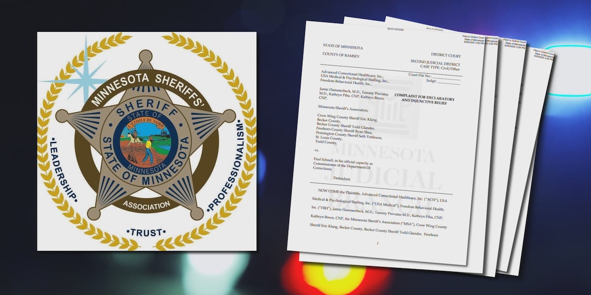 New Minnesota inmate medication law, MN Sheriffs sue Dept. of Corrections