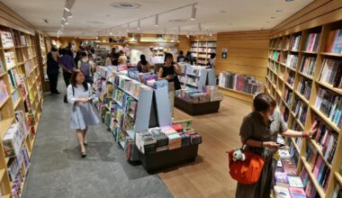 Kinokuniya's new outlet at Raffles City