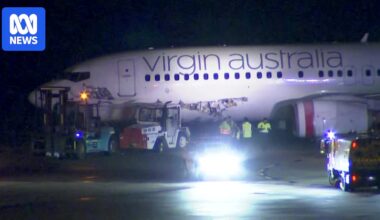 Virgin Australia plane damaged in collision with tug vehicle at Melbourne Airport