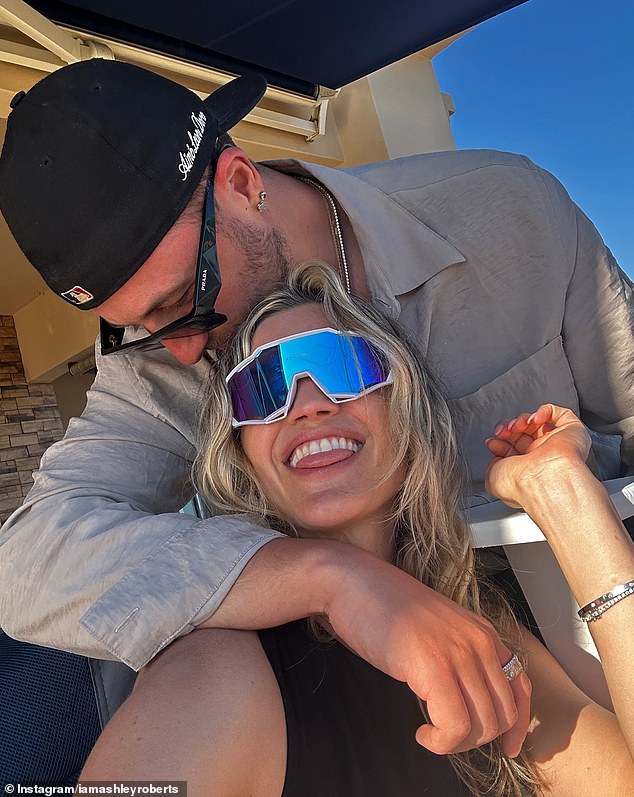 Ashley, 43, is now in a relationship with boyfriend George Rollinson, 25, who is an artist and has created elaborate pieces for the likes of celebrity clients Drake and Anthony Joshua