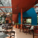 Restaurant Pavilion / Sahabat Selojene - Interior Photography, Dining room, Chair