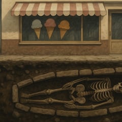Skull found beneath ice cream shop: archaeologists baffled by its origin
