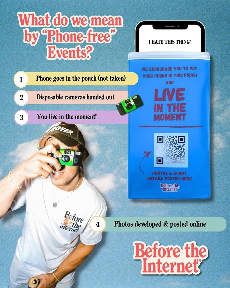 Retro Phone-Free Events : before the internet