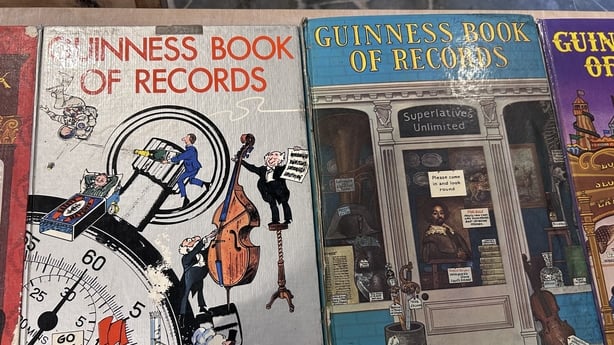 Old editions of the Guinness Book of Records