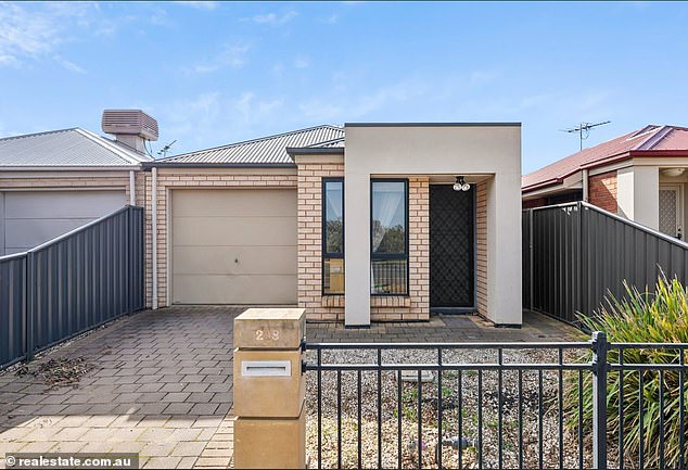Adelaide was Australia's second best performing market with prices up 6.8 per cent over the year to $895,726 but in the more affordable northern suburb of Andrews Farm (pictured), prices climbed by 14.5 per cent over the year to a still cheap $506,610