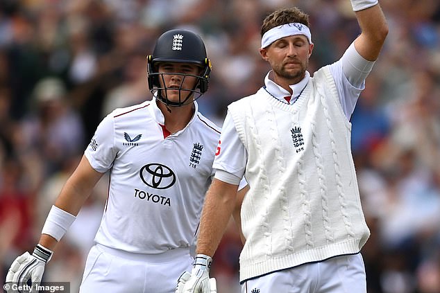 England are chasing a target of 375 runs and need just 35 runs to win on Monday morning