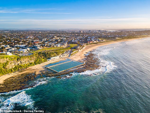 Merewether's famous ocean baths are just a short walk away from the Airbnb
