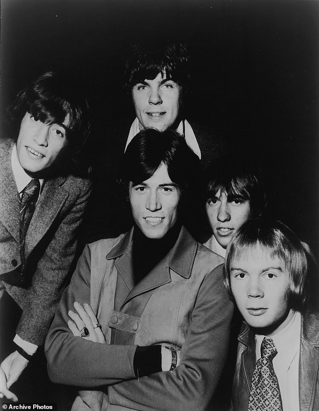 Pictured: The Bee Gees in the 1960s. The famed hitmakers, who were already big stars, brought John to Sydney to record his first major single in 1966 which they had written especially for him