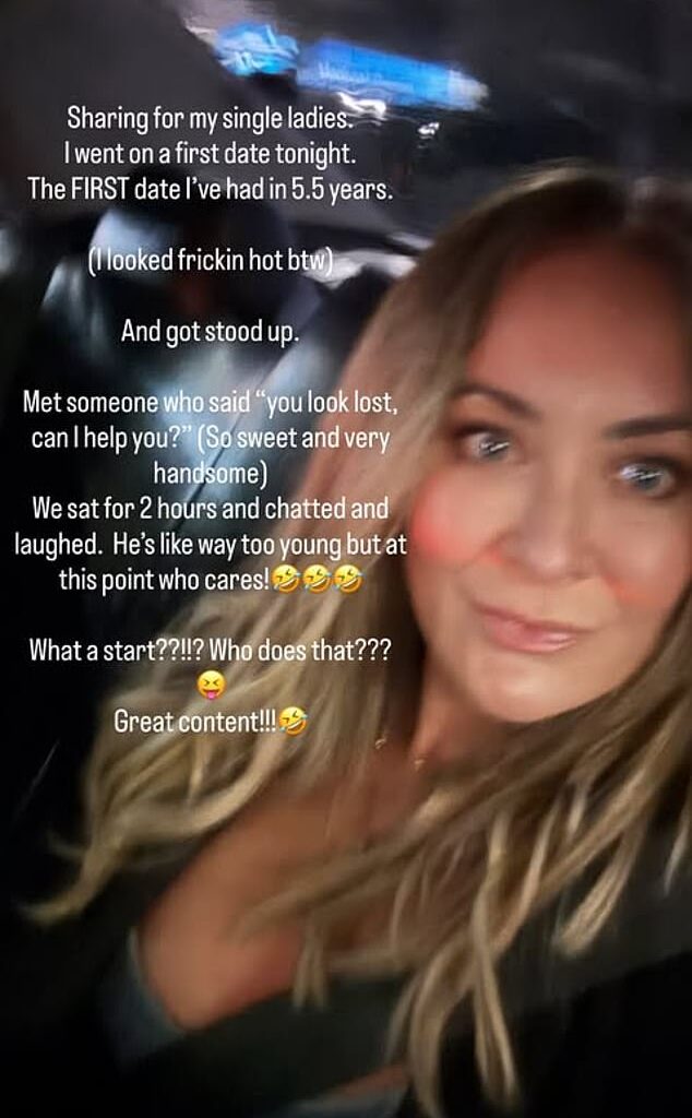 Michelle Bridges, 54, (pictured) revealed to Instagram on Thursday that she'd been stood up on her first date in five years