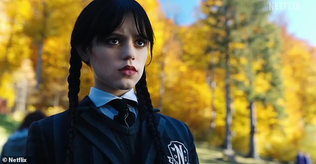 Jenna Ortega starring in the title role as Wednesday Adams