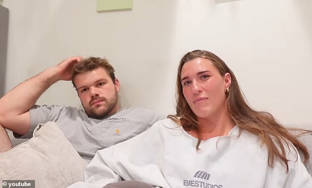 The couple posted a Q&A video on YouTube (pictured) in which they spoke about their relationship