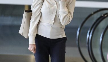 MCoBeauty founder Shelley Sullivan, 51, (pictured) displayed her dramatic weight loss as she arrived back in Sydney following Hamilton Island getaway on Thursday