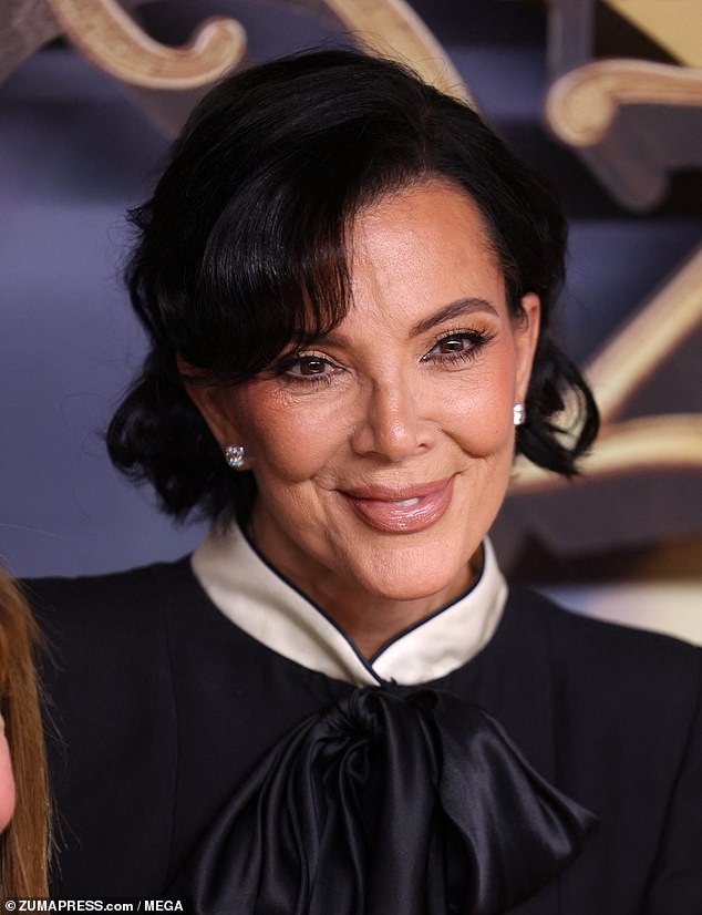 Kris Jenner looked sensational as she continued to show off the incredible results of her $100K facelift at the Wizard of Oz at Sphere premiere in Las Vegas on Thursday