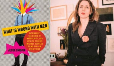 The cover of "What is Wrong With Men" and author Jessa Crispin. (Courtesy of Pantheon and Laura Ouch)