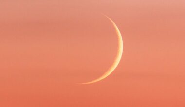 See Sunday’s Newborn Moon With Mars After Rare ‘Black Moon’ Weekend