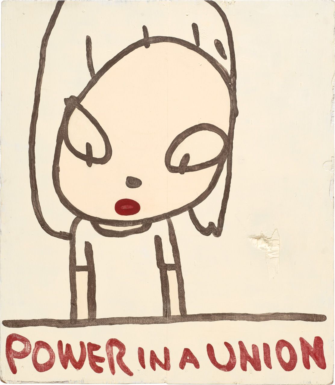 Power in a Union. (© Yoshitomo Nara/image courtesy of Yoshitomo Nara Foundation)