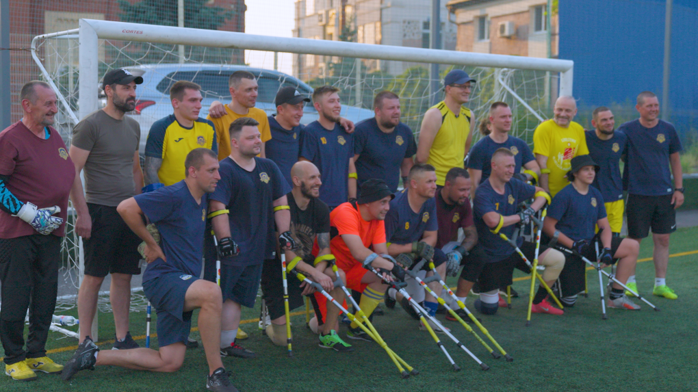“Nezlamni” is Kharkiv’s first club to play amputee football. (Photo: UNITED24 Media) 