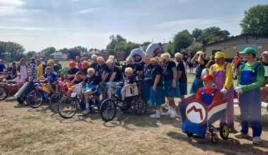 Pram race raises thousands for hospice