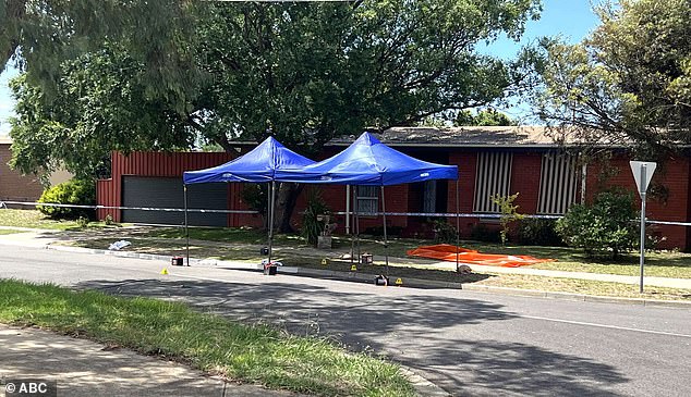 Detectives from the Arson and Explosives Squad were dispatched to the scene (pictured)