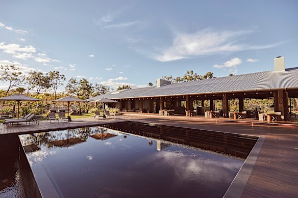 Pool time at Mount Mulligan Lodge.
