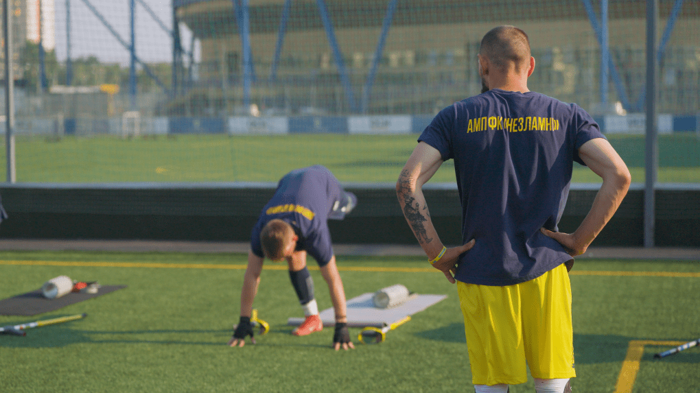 “Nezlamni” is Kharkiv’s first club to play amputee football. (Photo: UNITED24 Media) 