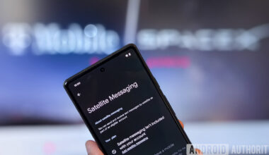 Android satellite messaging settings
