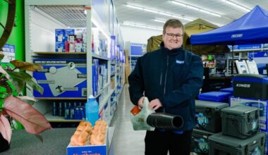 Cameron is a Barkuma client who works at Mitre 10. Photo: Supplied