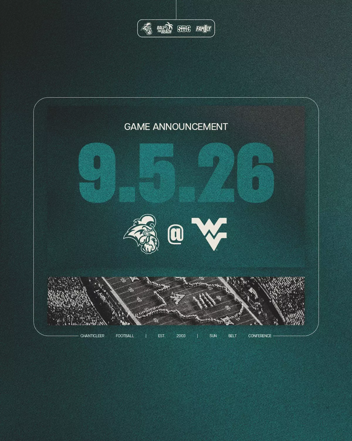 WVU FB Game Announcement - For 2026