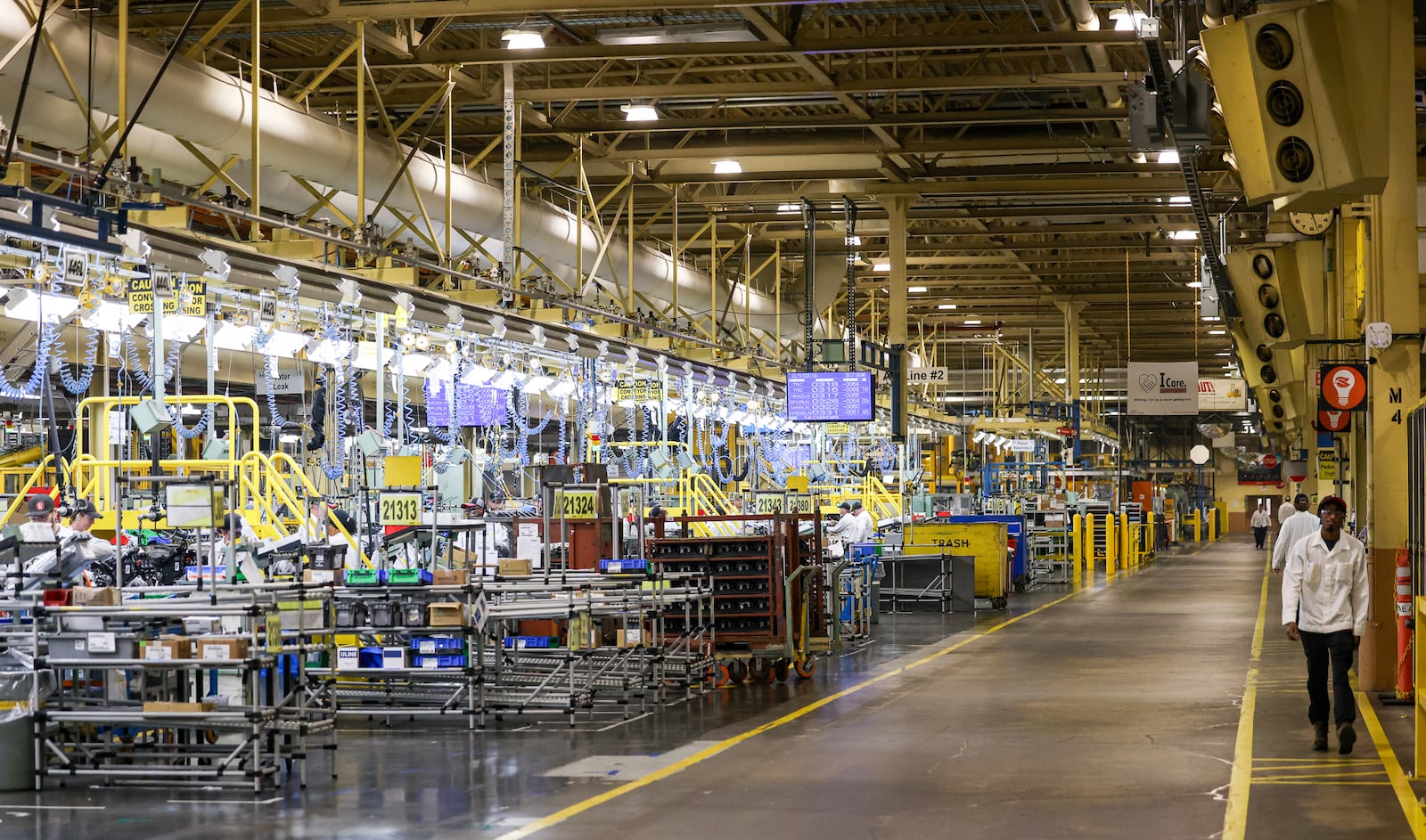 Honda's Anna Engine Plant is celebrating its 40th anniversary. The facility makes many parts aside from engines for Honda and Acura vehicles. The company is in the midst of ramping up electric vehicle production, and cases for EV batteries are among parts manufactured in Anna. BRYANT BILLING / STAFF