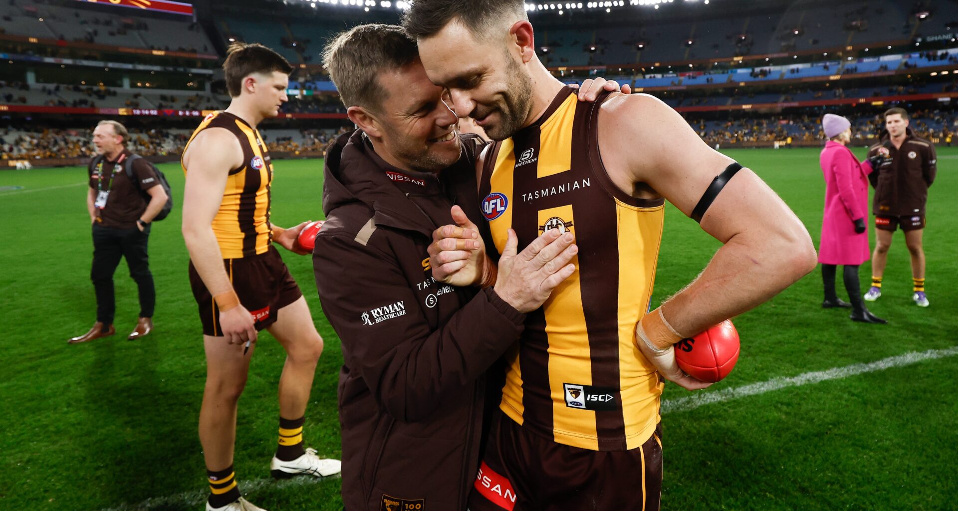 Special time for Hawks' All-Australian 'lock', Dees 'failed'