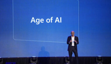 Microsoft CEO Satya Nadella speaks during a conference in Kuala Lumpur, Malaysia, Thursday, May 2, 2024.  (AP Photo/Vincent Thian)