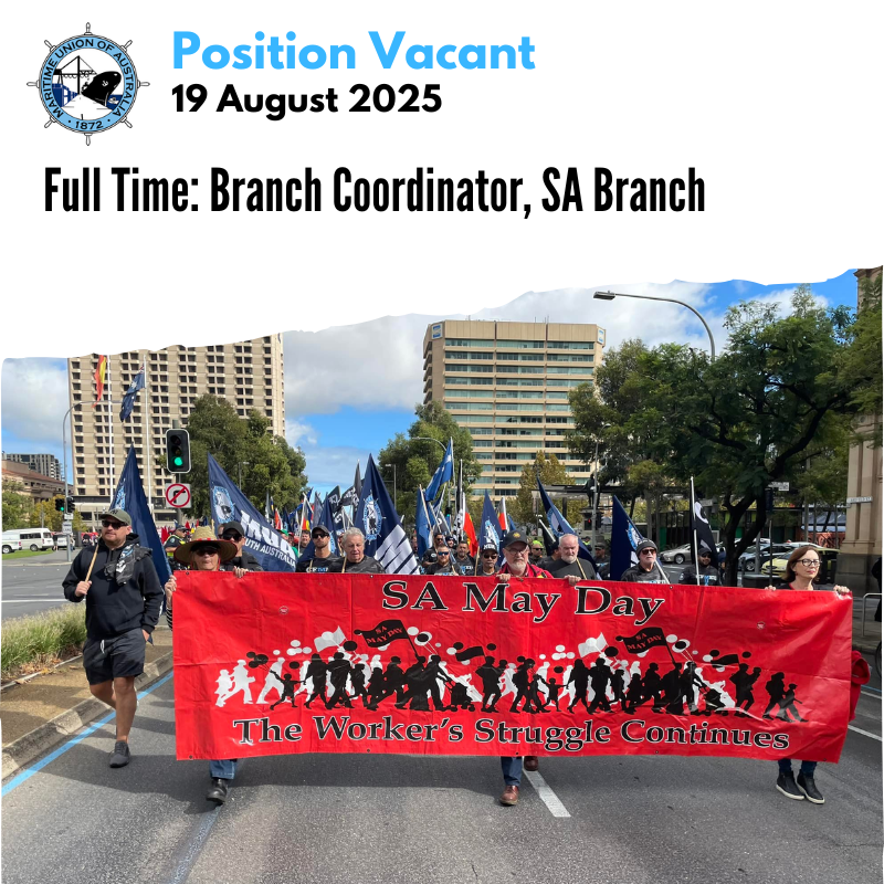 Position Vacant: SA Branch Coordinator