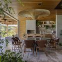 Coral House / Sidney Quintela Architecture + Urban Planning - Interior Photography, Dining room, Wood, Chair, Beam