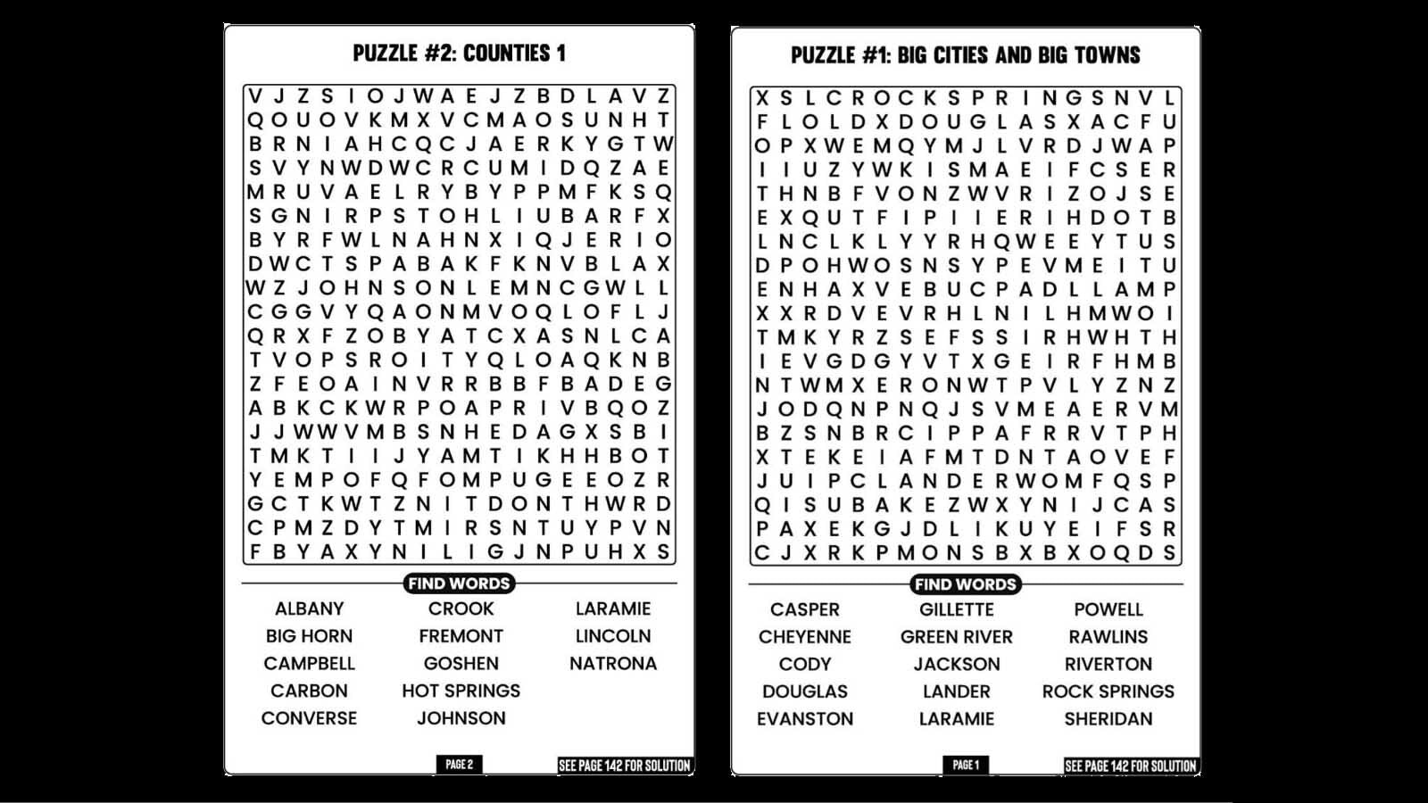 Nick Cranford said he began his word search series focusing on Canadian provinces after being inspired by his grandmother. But he's gone much farther, including his "Word Search of Wyoming" book.