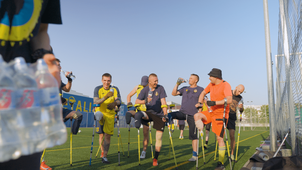 “Nezlamni” is Kharkiv’s first club to play amputee football. (Photo: UNITED24 Media) 