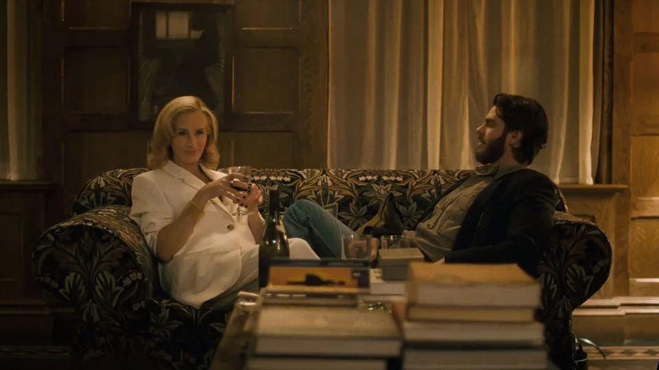 Julia Roberts and Andrew Garfield in "After the Hunt." - Courtesy of Amazon MGM Studios