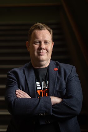 Victorian Trades Hall Council secretary Luke Hilakari.