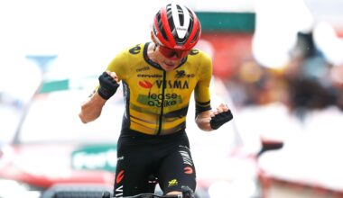 Vingegaard stamps his authority on stage 9 of the Vuelta, but Træen hangs on to the red jersey