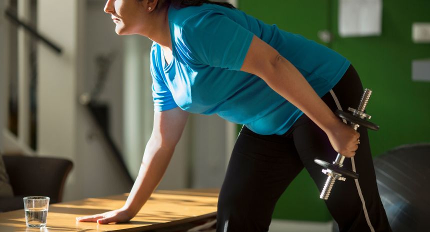 Strength training should start with a lower intensity for someone who is on a GLP-1 medication.