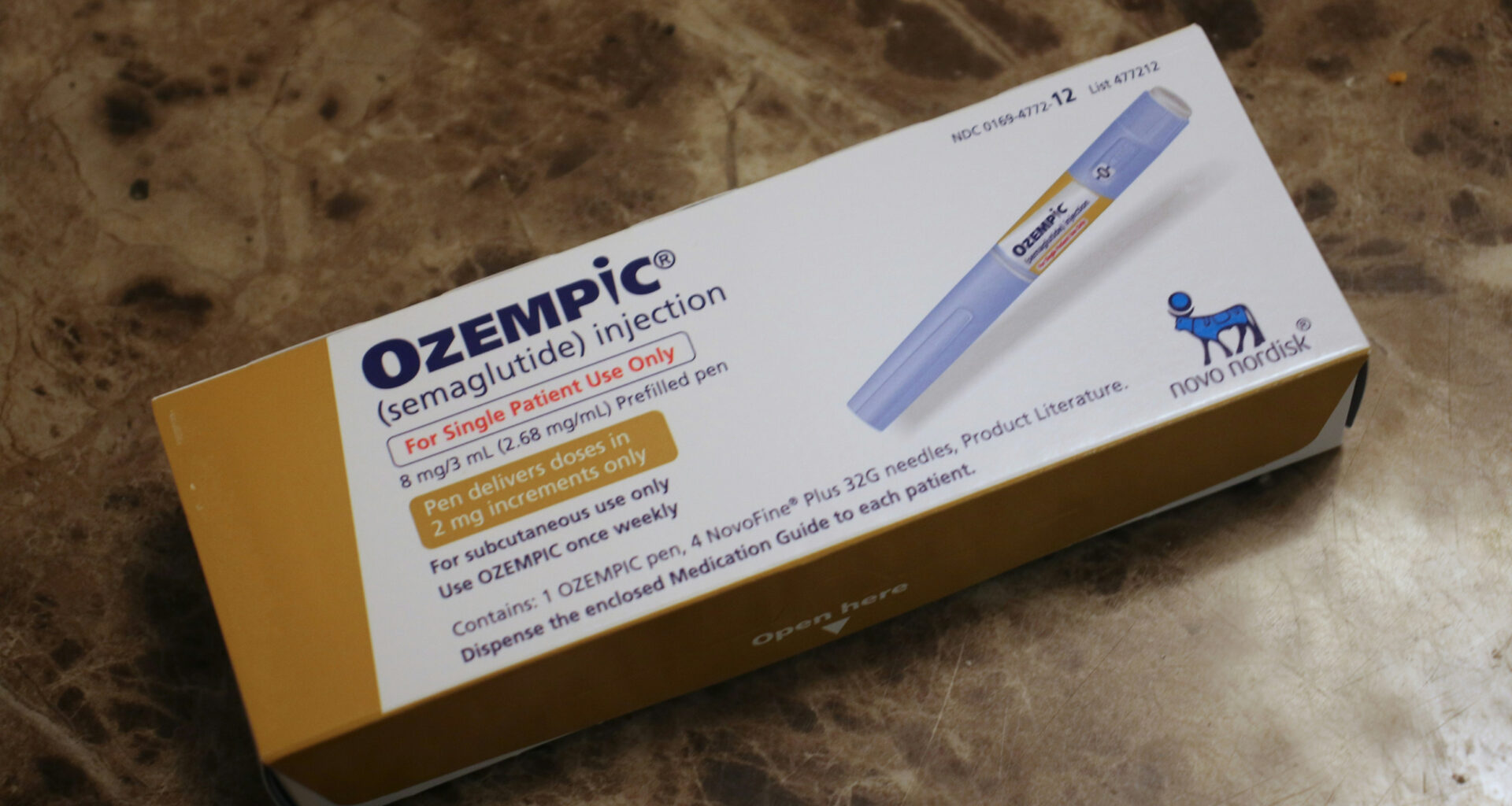 Ozempic medication box