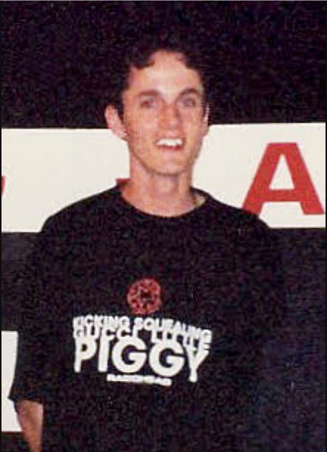 Jonathan Dean of ST Culture wearing a Radiohead t-shirt.