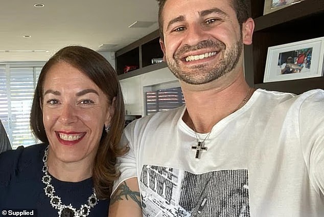 Anthony Koletti with Melissa Caddick, who disappeared in 2020 and her foot was found in a shoe washed up on the NSW South Coast three months later