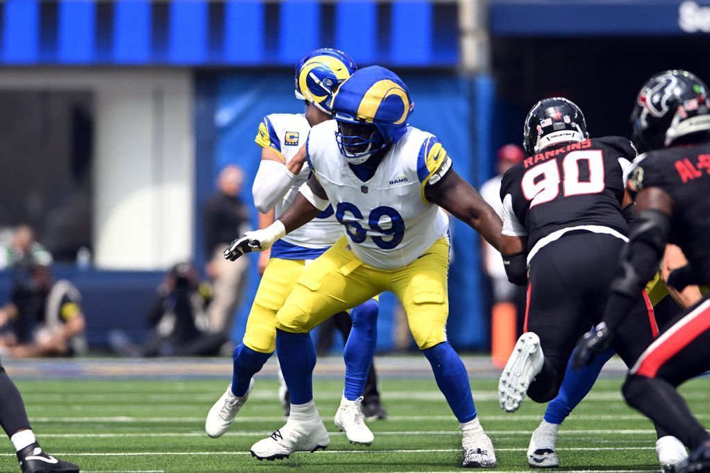 Rams RG Dotson, LG Avila dealing with ankle sprains